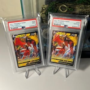Lot of 5 Pokémon Slabs